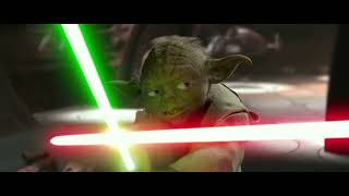 Star Wars: Attack of the Clones (2002) - Yoda Vs. Count Dooku Scene (HD)