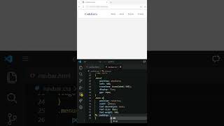 This Navbar Animation Hits Different 🔥 #coding #webdevelopment #viral #youtubeshorts