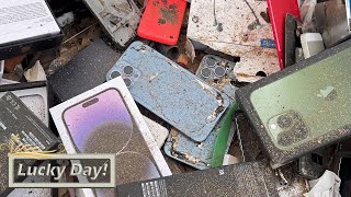 Lucky Day! Found many broken iPhones in the garbage dump!  Restoring iPhone 13 Pro Max