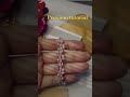 Aprende a realizar esta pulsera tejida con cristales, paso a paso #bisutería #macrame #cristal