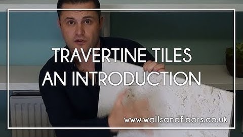Travertine Tile - An Introduction