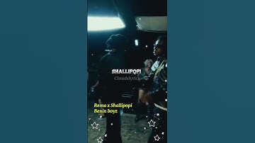 Thumbnail of Rema x Shallipopi - Benin Boys (Lyric Video).     #rema #shallipopi #beninboys