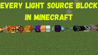 List of All Light Source Blocks in Minecraft (2024)