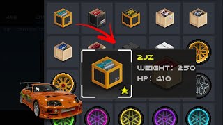 Pixel Car Racer - 100 Crate opening for 2jz engine🔥#pixelcarracer #youtube #carmodification #gaming