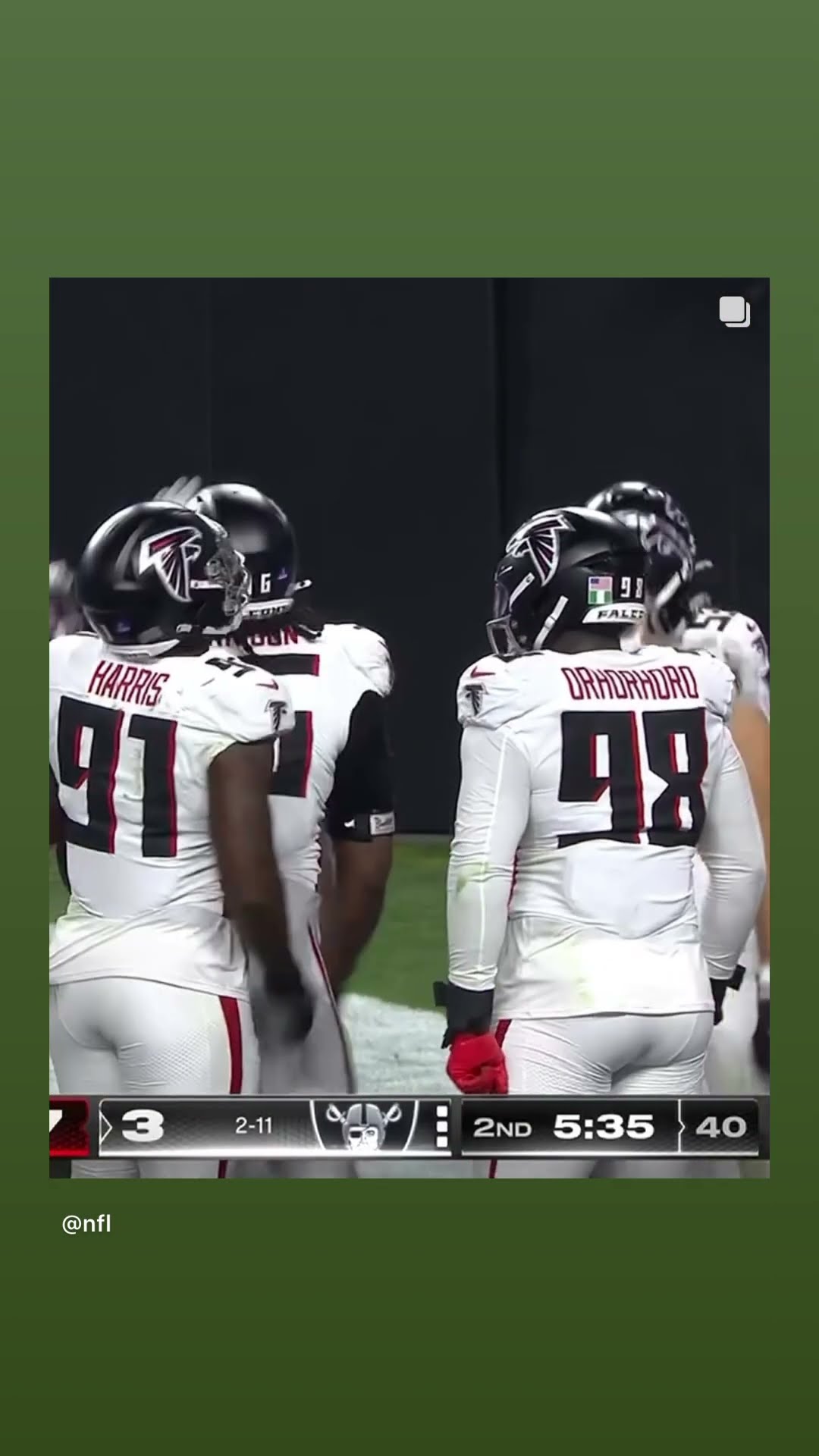 A safety #hoodnews #raiders #atlantafalcons #safety #defense #omg #how #football #wtf #wow #vegas