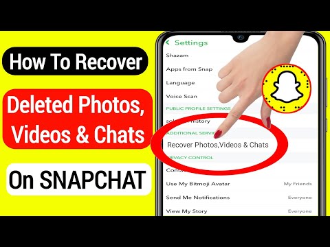 How To Recover Deleted Photos Videos x Chats On Snapchat | Recover Snapchat Messages