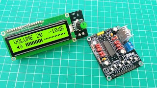 Cara Membuat Volume & Tone Control Digital TEA6320 Arduino LCD Rotary Encoder