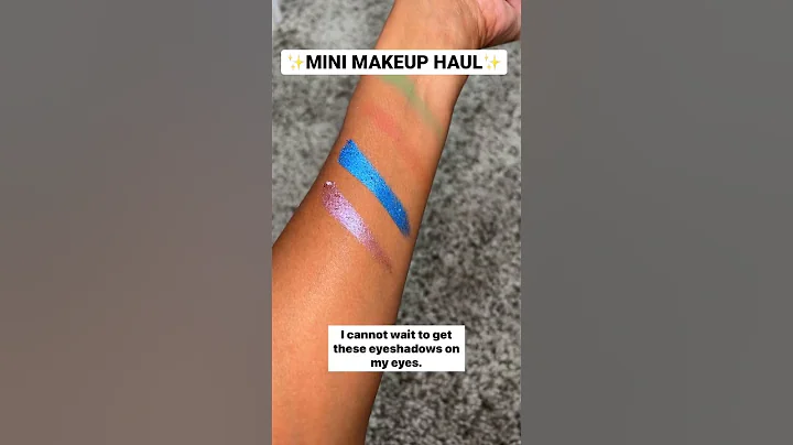 MINI MAKEUP HAUL | Sydney Grace x The Fancy Face, ...