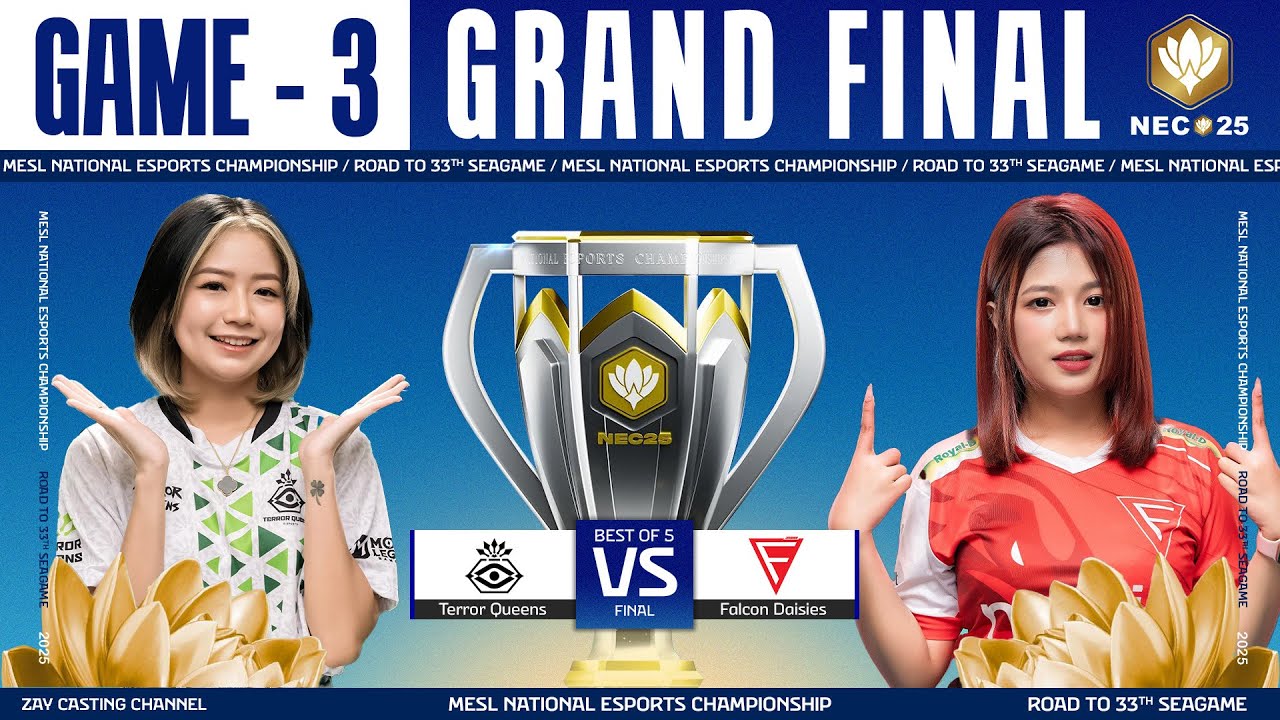 [Game - 3] Terror Queens vs Falcon Daisies | MESL National Esports ...