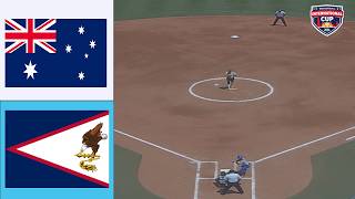 Australia vs American Samoa | Aug 2,2026 | USA Softball International Cup