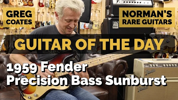 Guitar of the Day: 1959 Fender Precision Bass Sunb...