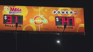 $747M Powerball jackpot on the table