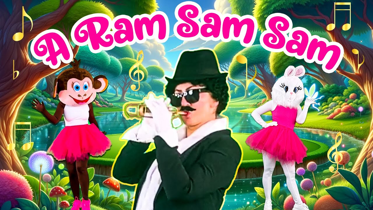 A Ram Sam Sam | Nursery Rhymes & Songs  for Kids | @NessasPlayHouse