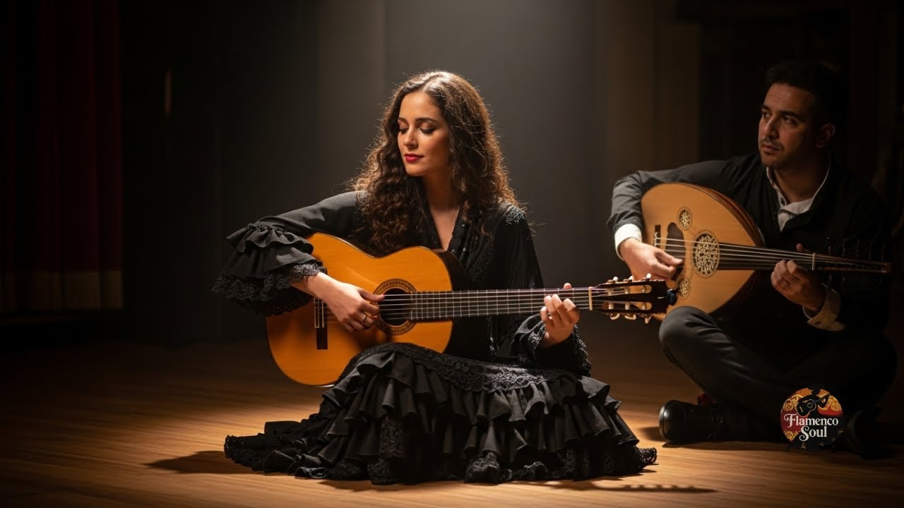 Oud × Flamenco Guitar Live – Mystic Spanish–Arab Fusion for Study & Night Mood