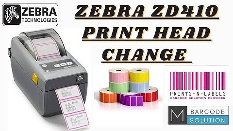 Zebra zd410 print head change//