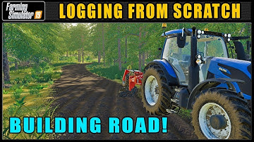 We Start Learning To Plow Roads! - Logging From Scratch 69 - Farming Simulator 2019 - FDR Logging