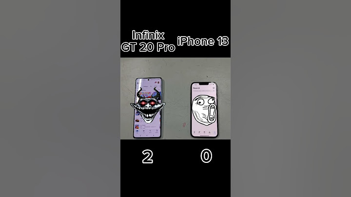 Infinix GT 20 Pro Vs iPhone 13 speed test #fyp #infinixgt20pro #iphone13