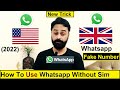 How to use Whatsapp with fake US phone number - Create fake Whatsapp account!!!