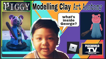 George Piggy | Roblox | Modelling Clay Art Anatomy | How to • Timelapse | PWTv Prod.