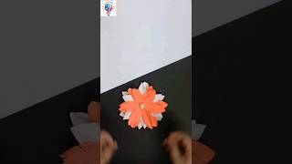 Paper flower making idea #shorts #viral #flowers #diy #papercraft #handmade