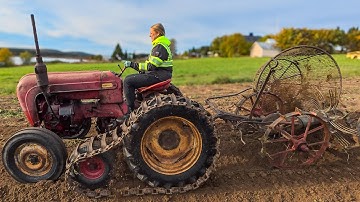 Porsche Junior 108: Vintage Potato Harvester & Snow Track Test