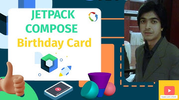 Creating Birthday Card Jetpack Compose App - Android Jetpack Compose - Part 2