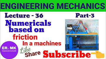 Problem on load lost and effort lost in friction - simple machines in Engineering Mechanics (Q.no.2)