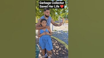 The garbage collector saved her life and became a hero | #shorts #humanity #kindness #shortsfeed