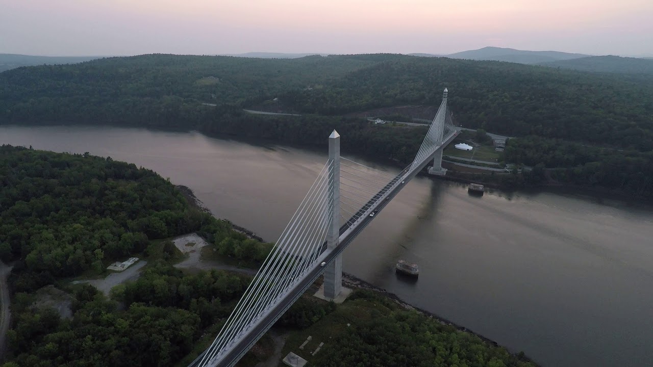 Verona Island Bridge Raw Drone Footage YouTube