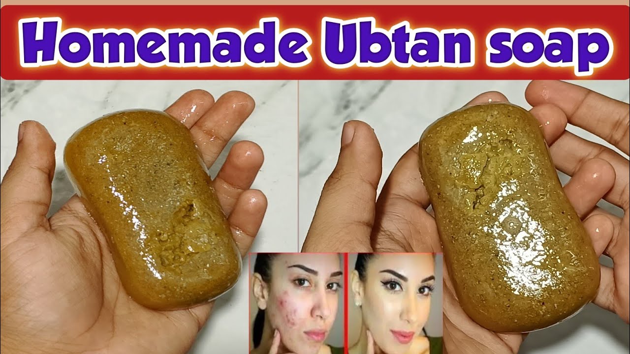 Homemade Ubtan Soap How to make Ubtan soap at home skin whitening