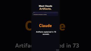Claude Artifacts Explained in 73 Seconds (Code, Docs, Diagrams, Apps)