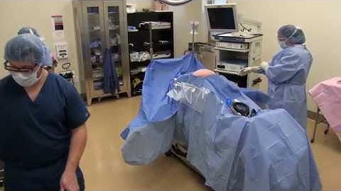 Surgical Technology Simulation at Mount Aloysius College (manikin simulation, not a human patient)