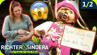 Creepy Puppen!! Hochschwangere wird aufs Äußere bedroht 🤰🏻​😱​ |1/2| Richter & Sindera | SAT.1