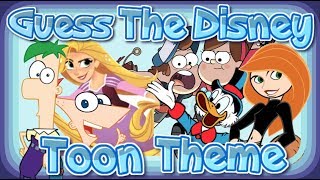 YOU will NEVER guess these DISNEY CHANNEL CARTOON THEMES?