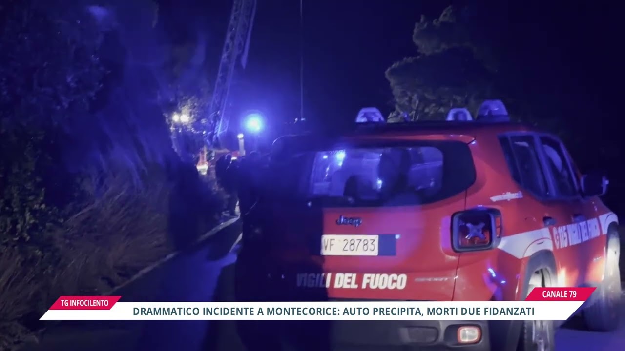 Tragedia a Montecorice, auto precipita per 200 metri nella scarpata: muore giovane coppia
