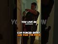 Cops face a lawsuit after forcing entry without a warrant