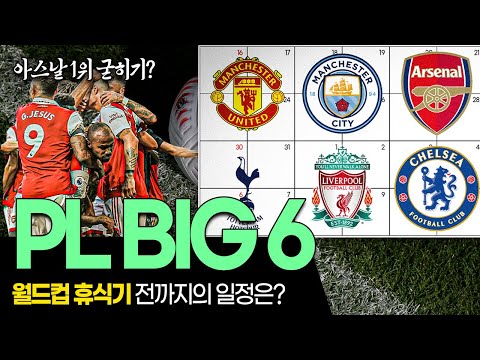 [방구석토크] 월드컵 전까지 <strong>빅6</strong> 일정 체크!! 토트넘-첼시가 빡세다...??