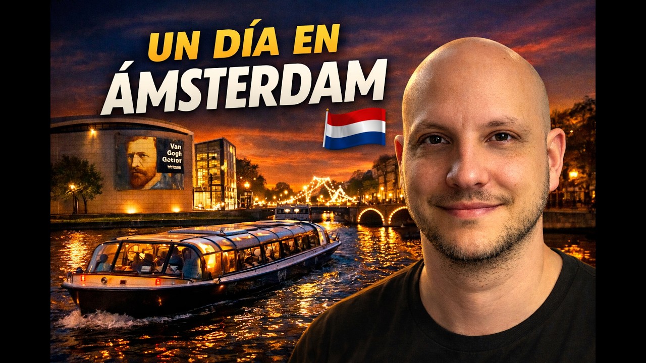 Un Día en Ámsterdam 🇳🇱 | Van Gogh Museum, Heineken Experience y Canales de Noche