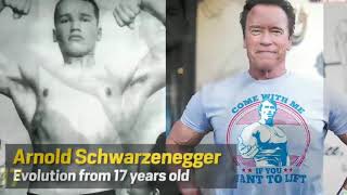 Arnold Schwarzenegger From 16 To 70 Years Old