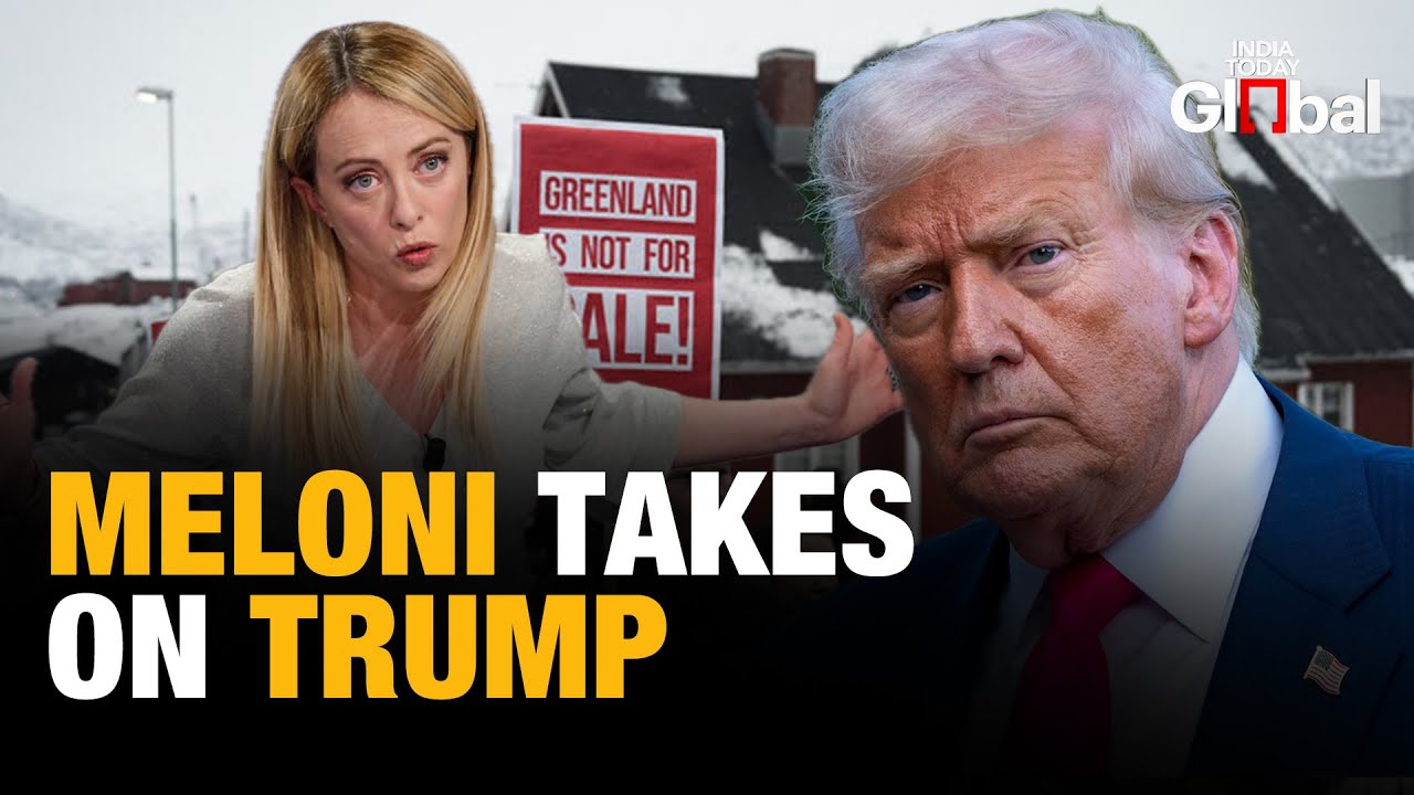 Meloni Slams Trump Tariff Threats, Urges Dialogue as Greenland Row Escalates Globally