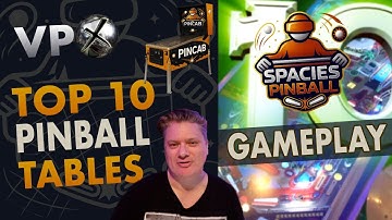 Top Ten Visual Pinball (VPX) Tables on Pincab #vpx #pinballfx