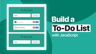 How to Create a To-Do List with HTML, CSS & JavaScript