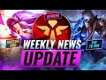 NEW UPDATES: Upcoming Support REWORK + NEW P2W SKINS + Syndra Bugged at Worlds? - League of Legends