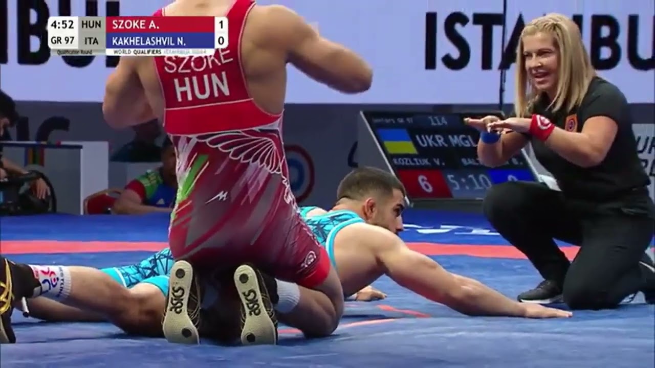 Alex Gergo SZOKE HUN vs  Nikoloz KAKHELASHVILI ITA   2024 World OG Qualifier   Qualification   GR 97