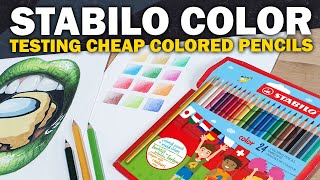 Stabilo color pencil review * Testing cheap colored pencils - but Among Us ruined the package!