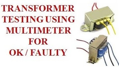 Transformer testing using multimeter | Transformer testing| how to test transformer using multimeter
