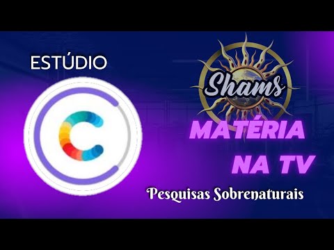 Chamada Canal da Shams no Estúdio C da RPC #globo