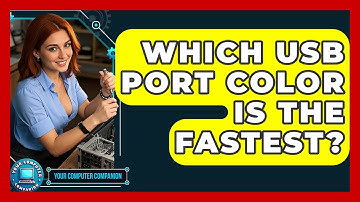 Which USB Port Color Is The Fastest? - Your Computer Companion
