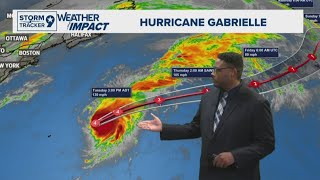 Tracking Hurricane Gabrielle & Two Other Areas of interest in the Atlantic Basin | Tropical Update