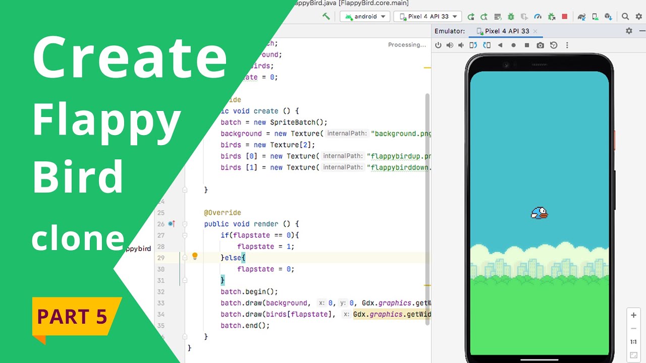 Bringing In the Pipes | Create a Flappy Bird clone for Android - YouTube